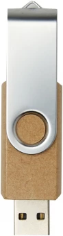 Pöörlev taaskasutatud paberist USB 3.0 mälupulk