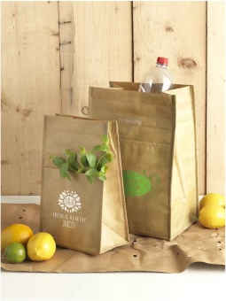 Pruuni paberi imitatsiooniga külmakott