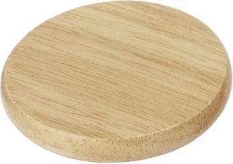 Scoll wooden coaster with bottle opener