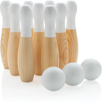 Puidust keegli komplekt