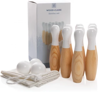 Puidust keegli komplekt