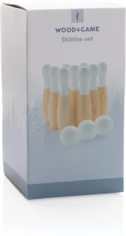 Puidust keegli komplekt