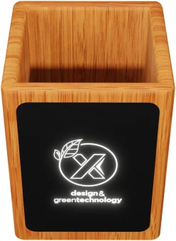 Puidust pliiatsialus SCX.design O12, USB väljunditega