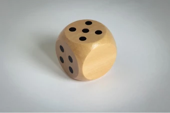 Puidust täring Dado, 5 cm