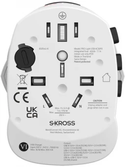 Reisiadapter SKROSS® PRO Light USB AC30PD