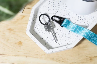 RPET võtmehoidja karabiiniga SuboFob Hook