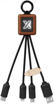 SCX.design C19 puidust 3-ühes kaabel