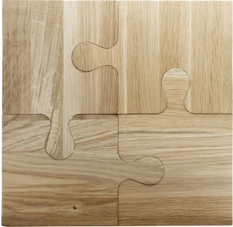 SCX.design K05 oak puzzle cutting board