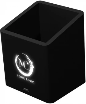 SCX.design O11 antibakteriaalne pliiatsihoidja, valgustusega logo ja USB väljunditega