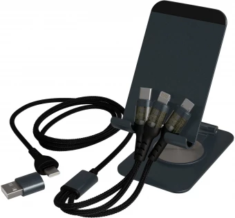 SCX.design O32 volditav mobiilihoidja 3-ühes laadimisjuhtmega