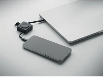 Sissetõmmatav 100W USB-C kaabel Skilful