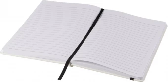 Spectrum A5 valge märkmik värvilise kinnitusribaga