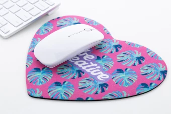 Südamekujuline hiirematt CreaFelt Cursor Love RPET
