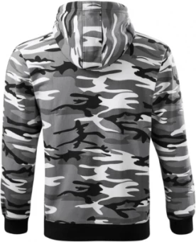 Sweatshirt meeste, Camo Zipper