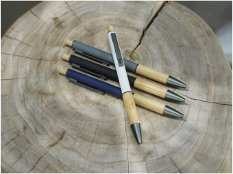 Taaskasutatud alumiiniumist pastapliiats Darius