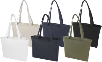 Taaskasutatud materjalist ostukott Weekender, 500 g/m2