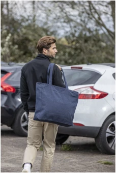 Taaskasutatud materjalist ostukott Weekender, 500 g/m2