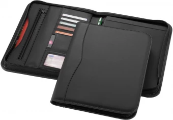 Tõmblukuga A4 portfoolio Ebony