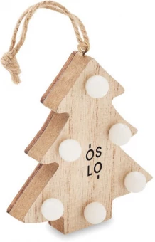 Tuledega puidust jõuluehe Lulie