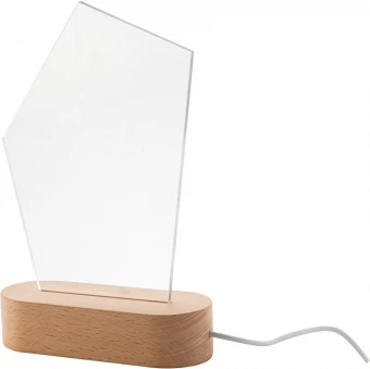 Valgustusega trofee Woodify LED