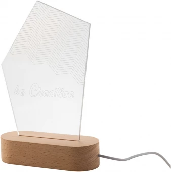 Valgustusega trofee Woodify LED