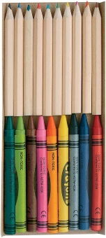 Värvipliiatsite ja rasvakriitide komplekt Aladin