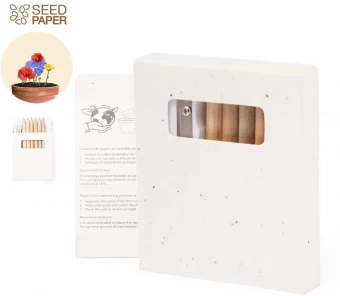 Värvipliiatsite komplekt petuunaseemnetega Elaris