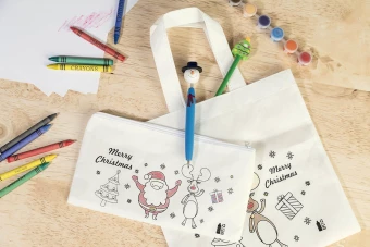 Värvitav jõulukinkekott Julfar Shop