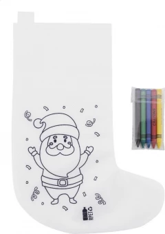 Värvitav RPET jõulusokk Julfar Gift