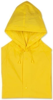 PVC raincoat with hood