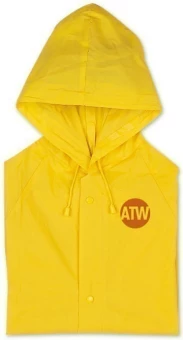 PVC raincoat with hood