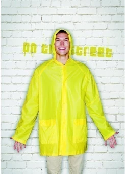 PVC raincoat with hood