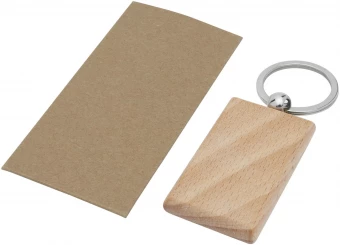 Võtmehoidja 'Gian', pöögipuust, ristkülikukujuline