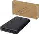 Adhil 10 000 mAh 10 W taaskasutatud plastist akupank kahe sisseehitatud kaabliga