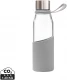 VINGA Lean Glass Water Bottle, black