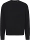 Iqoniq Kruger relaxed recycled cotton crew neck, black
