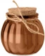 Taimse vahaga küünal Pumkin